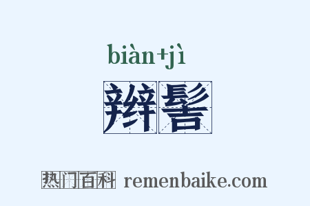 辫髻是什么意思的图片
